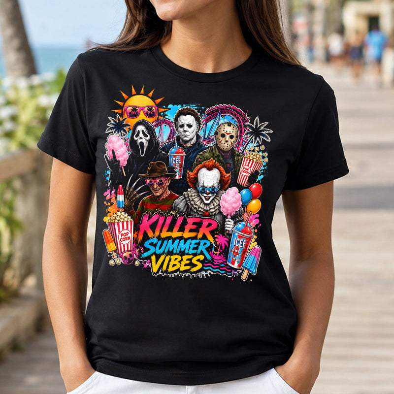 Killer Summer Vibes - Slasher Amusement Park - DTF Transfer