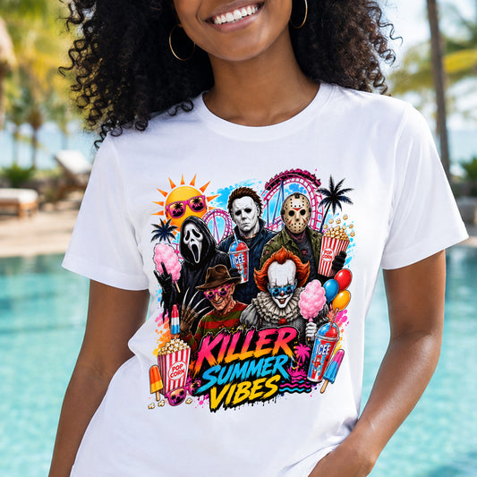 Killer Summer Vibes - Slasher Amusement Park - DTF Transfer