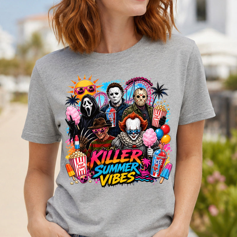 Killer Summer Vibes - Slasher Amusement Park - DTF Transfer