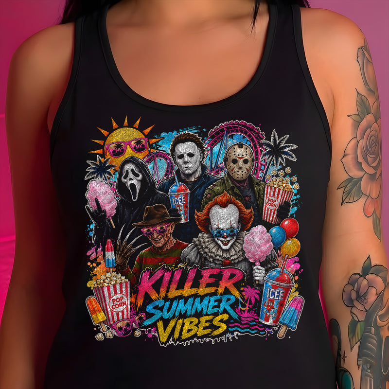 Killer Summer Vibes - Slasher Amusement Park - DTF Transfer