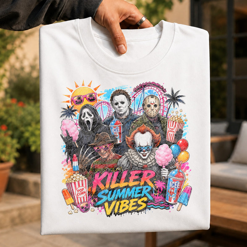 Killer Summer Vibes - Slasher Amusement Park - DTF Transfer