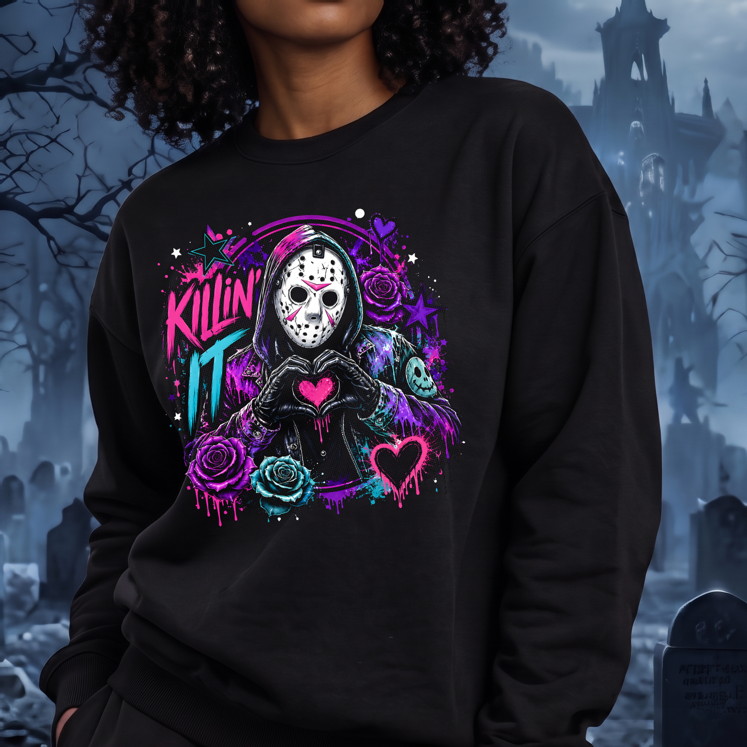 Killin' It Pastel Goth Slasher - DTF Transfer