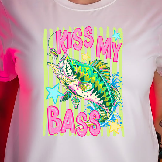 Kiss My Bass - DTF Transfer