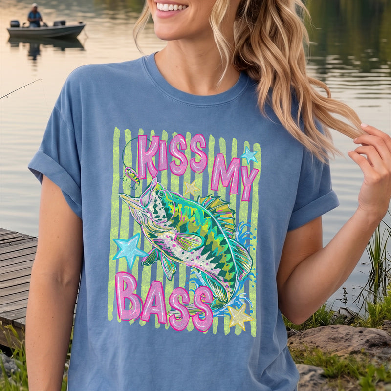 Kiss My Bass - DTF Transfer