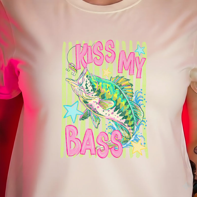 Kiss My Bass - DTF Transfer