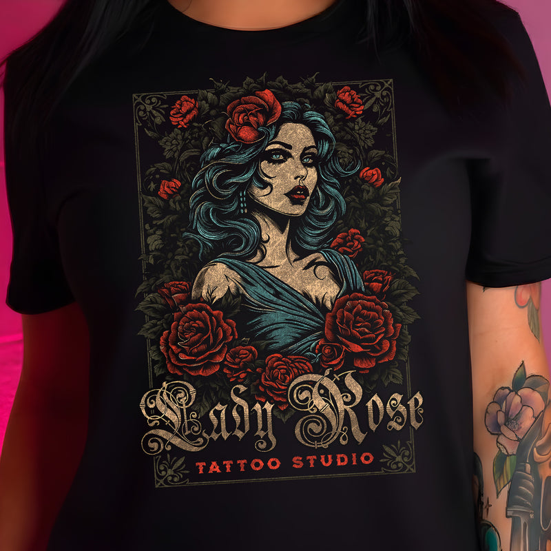 Lady Rose Tattoo Studio - DTF Transfer