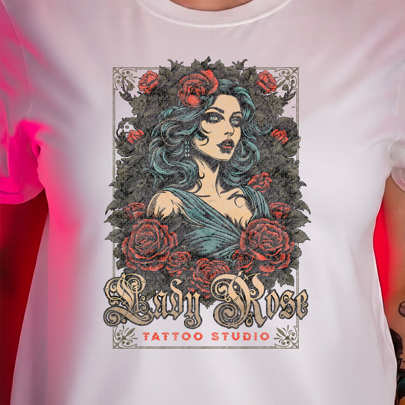 Lady Rose Tattoo Studio - DTF Transfer