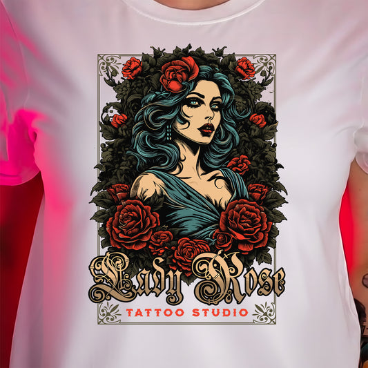 Lady Rose Tattoo Studio - DTF Transfer