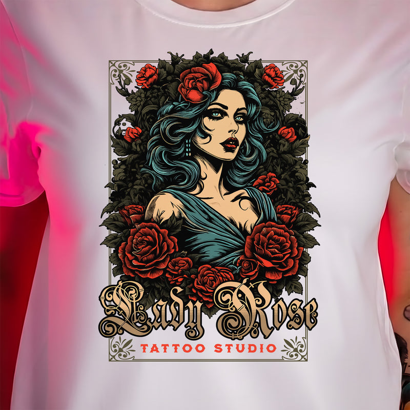 Lady Rose Tattoo Studio - DTF Transfer