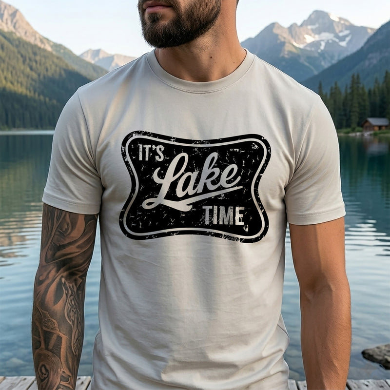 Vintage Lake Time - DTF Transfer