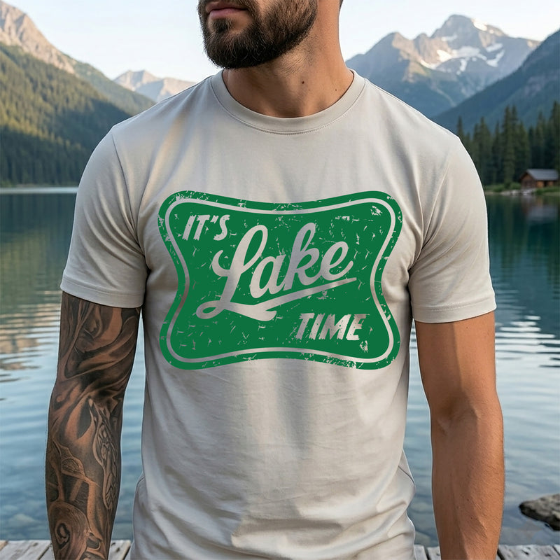 Vintage Lake Time - DTF Transfer