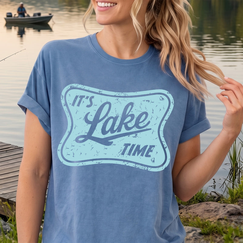 Vintage Lake Time - DTF Transfer