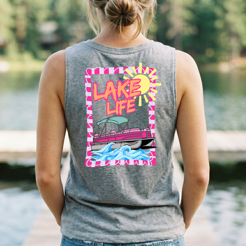 Lake Life Pontoon - DTF Transfer