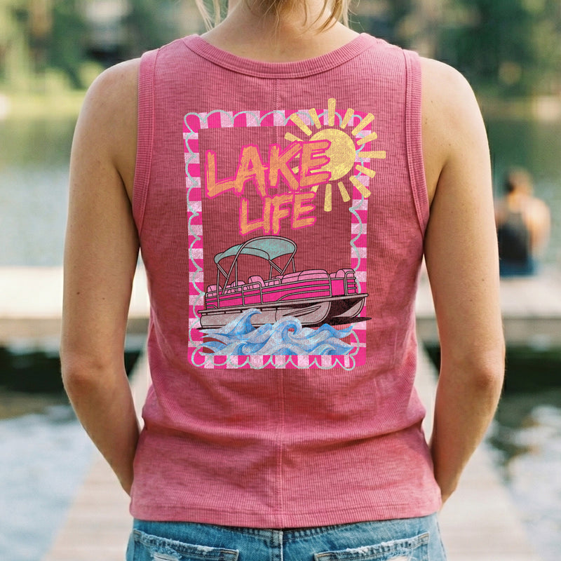 Lake Life Pontoon - DTF Transfer