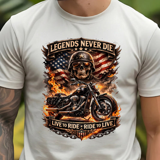 Legends Never Die - DTF Transfer