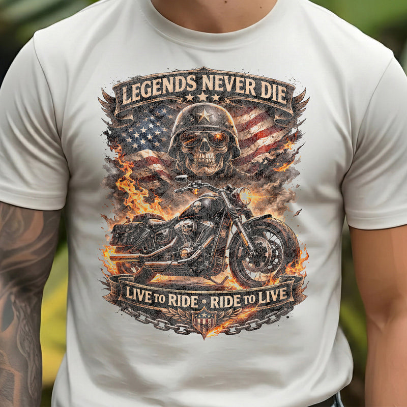 Legends Never Die - DTF Transfer