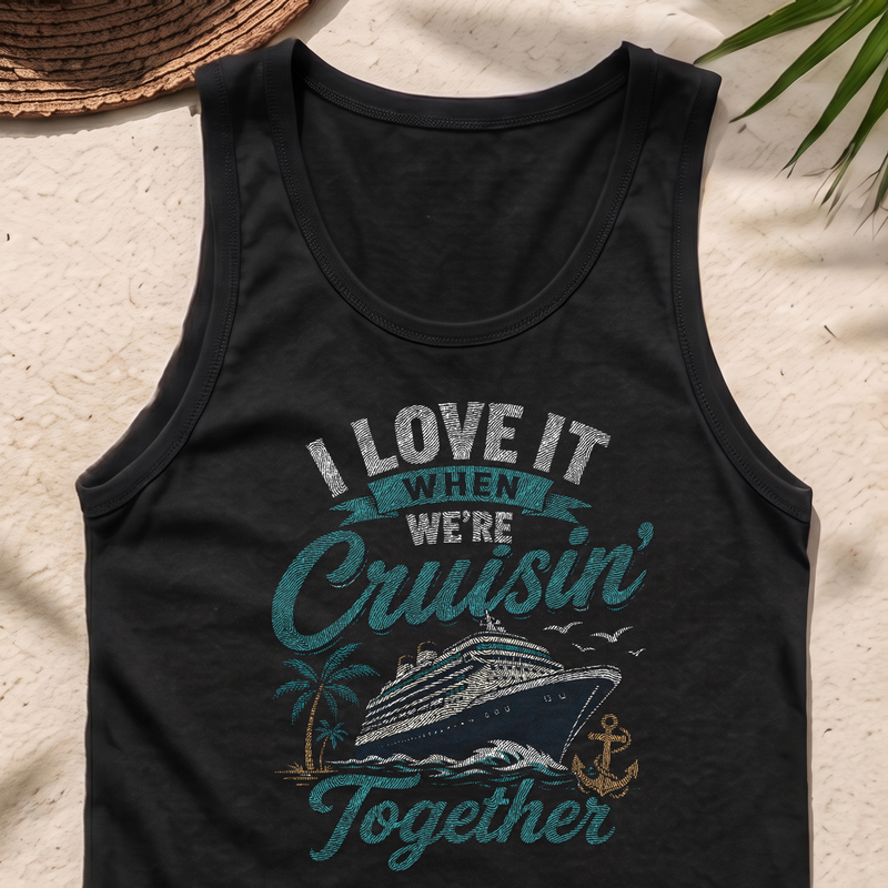When Cruisin' Together Vintage Nautical - DTF Transfer