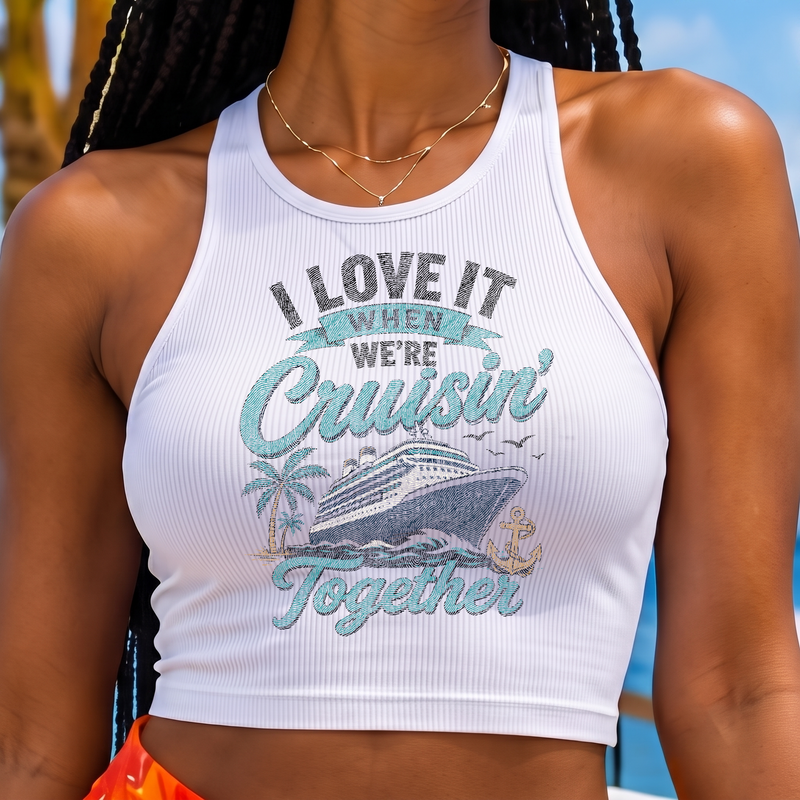 When Cruisin' Together Vintage Nautical - DTF Transfer
