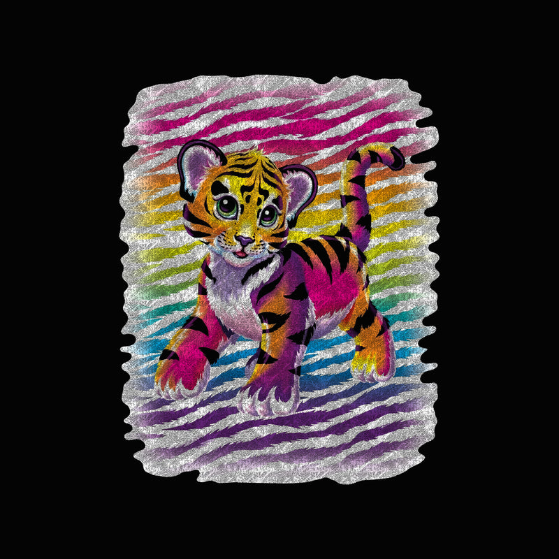 Neon Rainbow Tiger - DTF Transfer