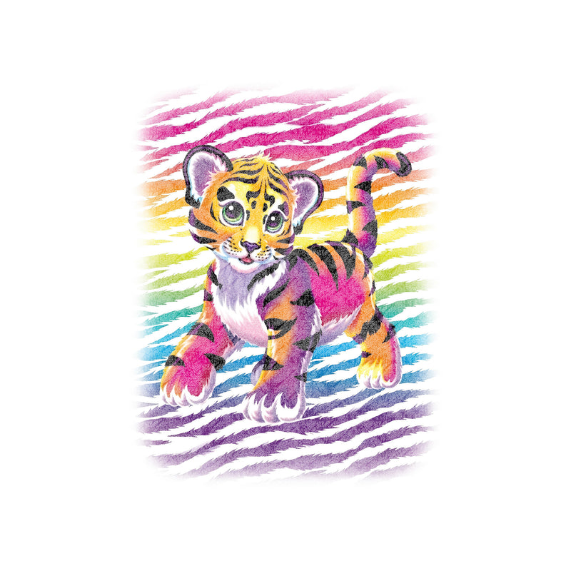 Neon Rainbow Tiger - DTF Transfer