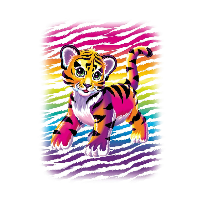 Neon Rainbow Tiger - DTF Transfer