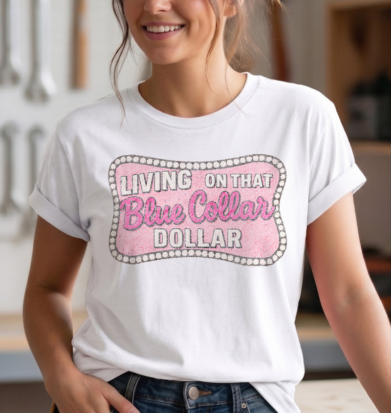 Blue Collar Dollar-DTF Transfers