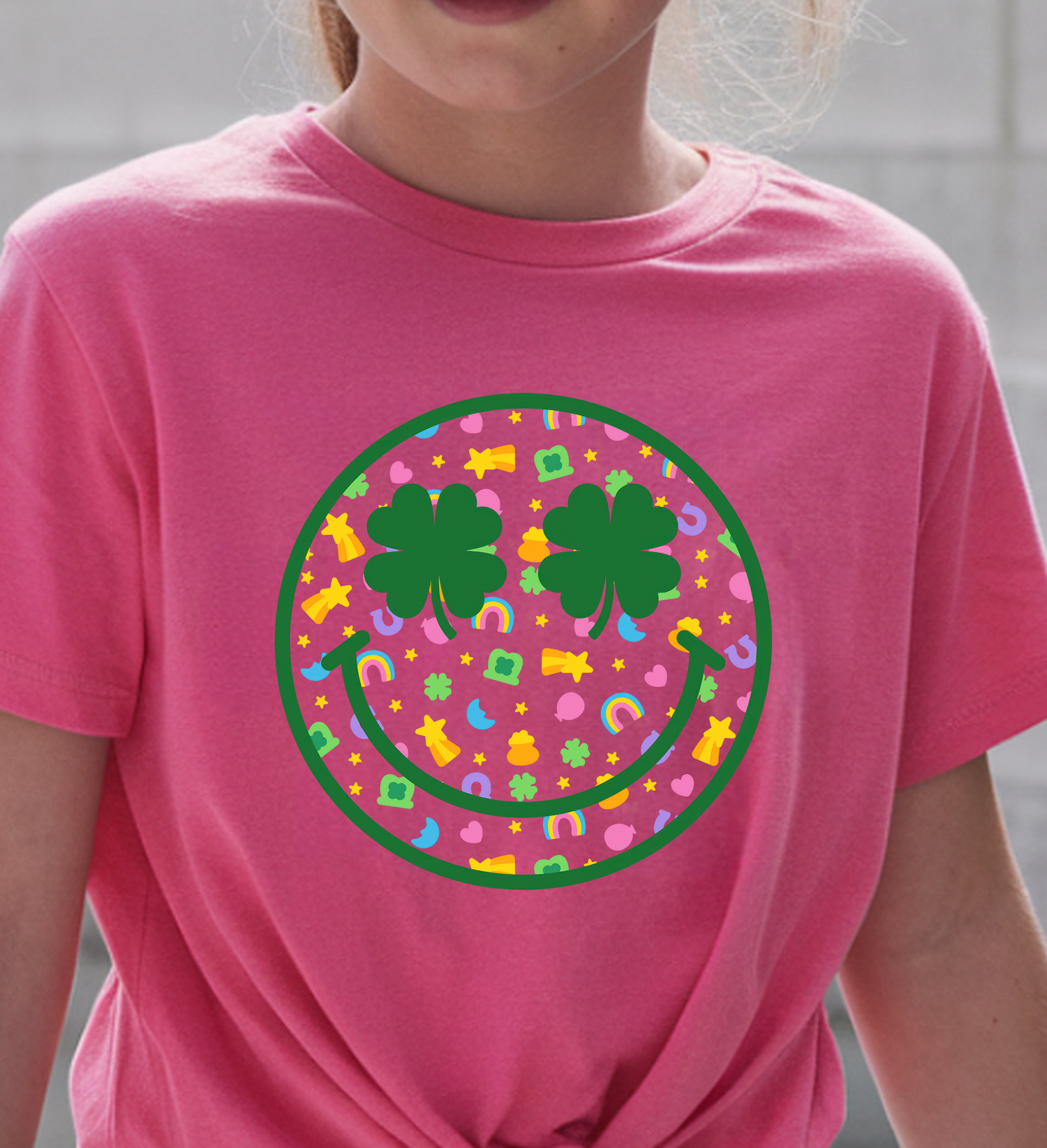 Lucky Charms Smiley Face - DTF Transfer