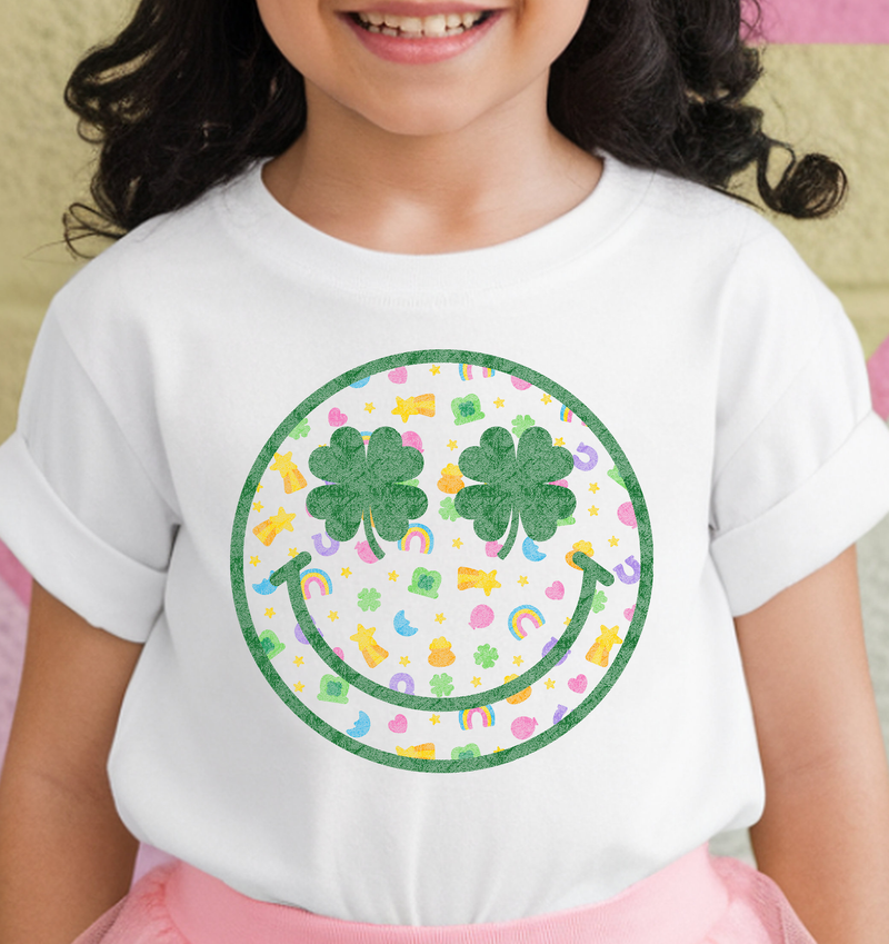 Lucky Charms Smiley Face - DTF Transfer
