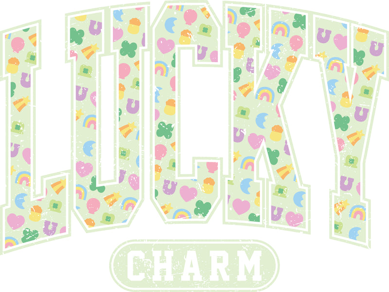 Distressed Lucky Charm - DTF Transfer