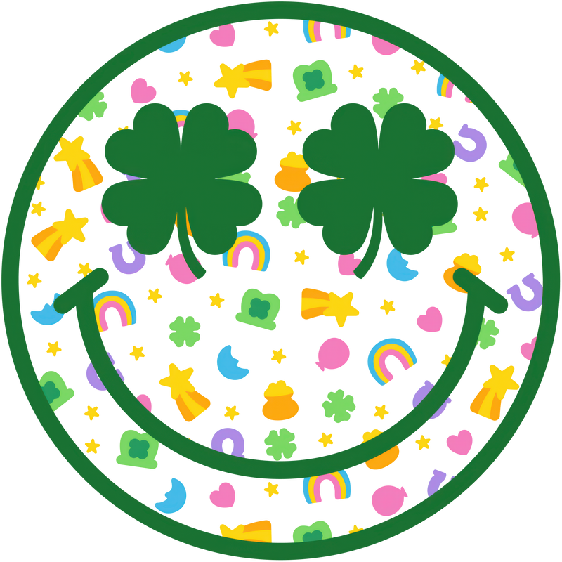 Lucky Charms Smiley Face - DTF Transfer