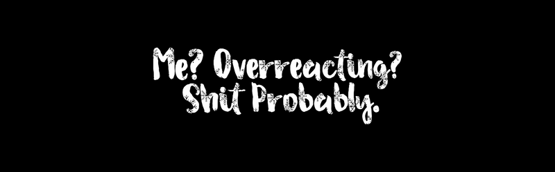 Bold Black Sarcastic Typography DTF Transfer