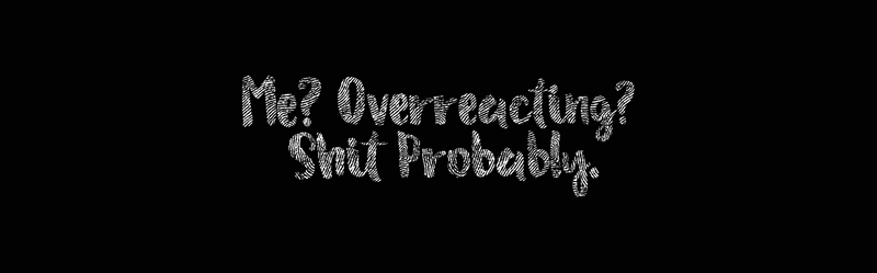 Bold Black Sarcastic Typography DTF Transfer
