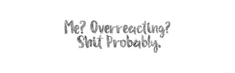 Bold Black Sarcastic Typography DTF Transfer