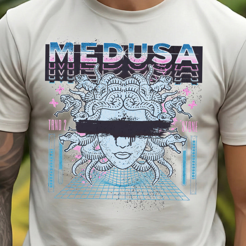 The Medusa Glitch - DTF Transfer