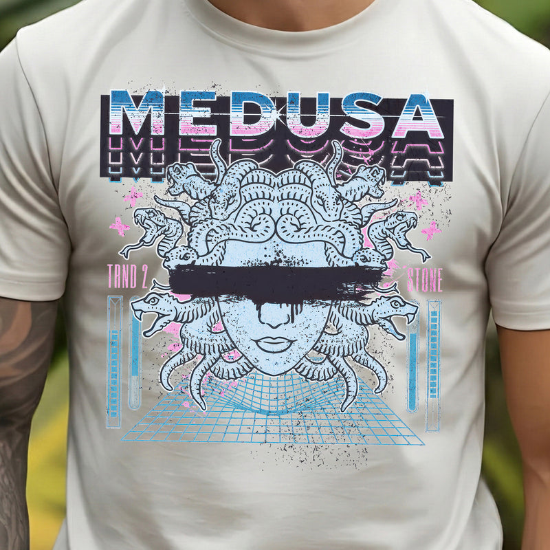 The Medusa Glitch - DTF Transfer
