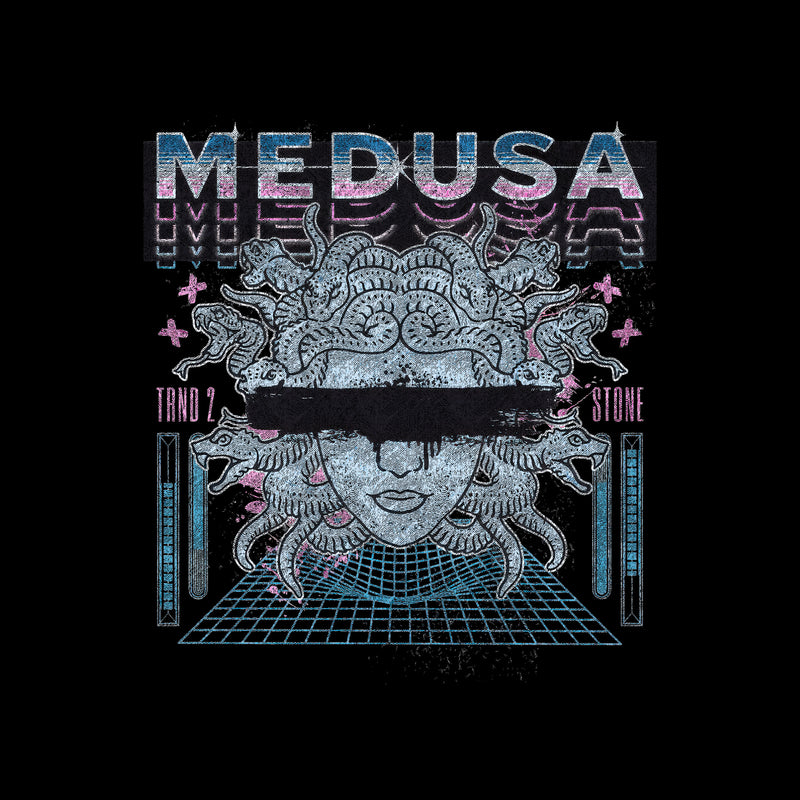 The Medusa Glitch - DTF Transfer