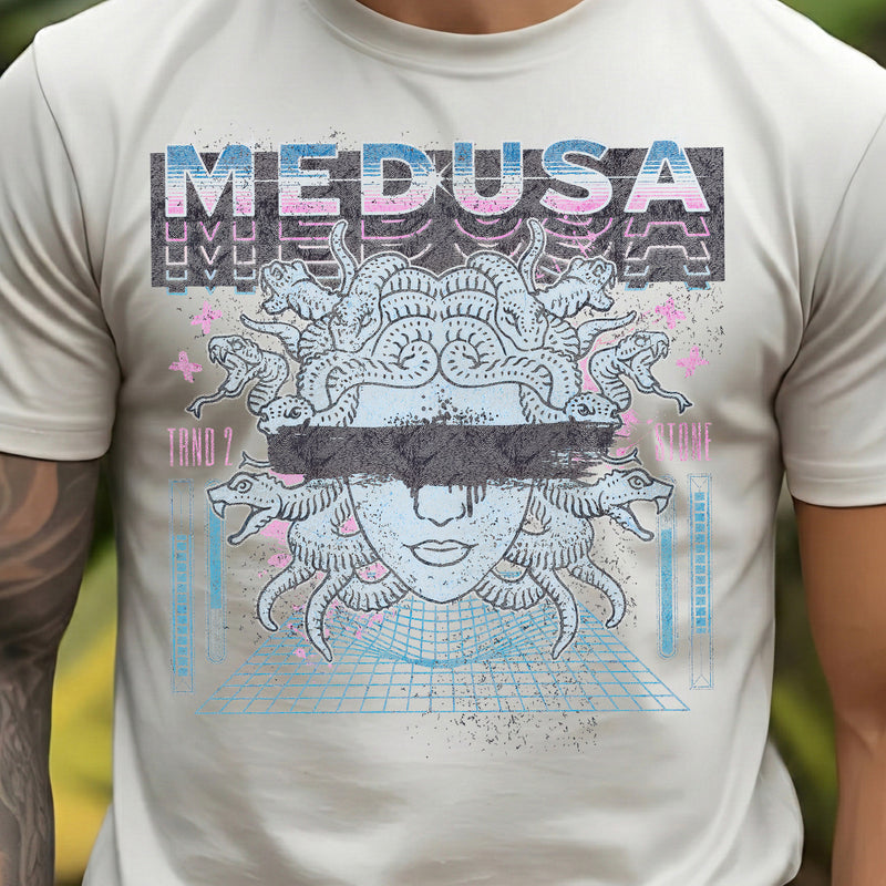 The Medusa Glitch - DTF Transfer
