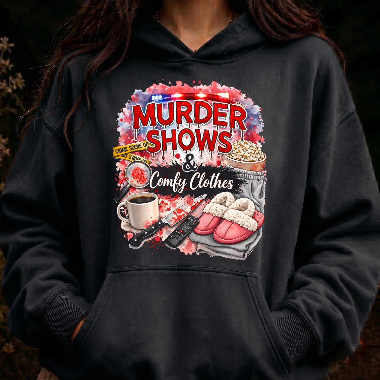 Murder Shows & Comfy Clothes - DTF Transfer