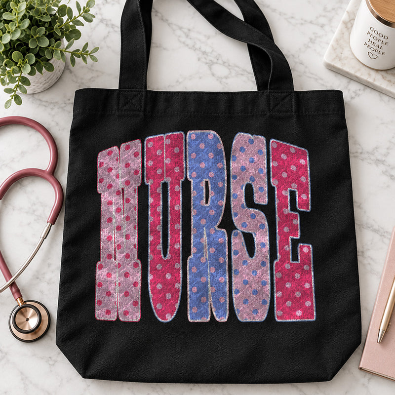 Polka Dotted Nurse - DTF Transfer