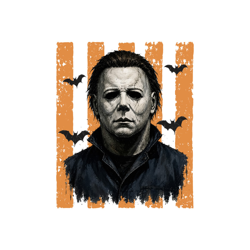 Vintage Striped Michael Myers - DTF Transfer