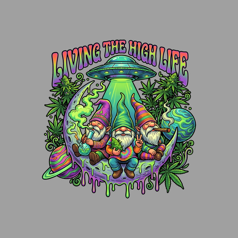 Gnomes Living The High Life - DTF Transfer