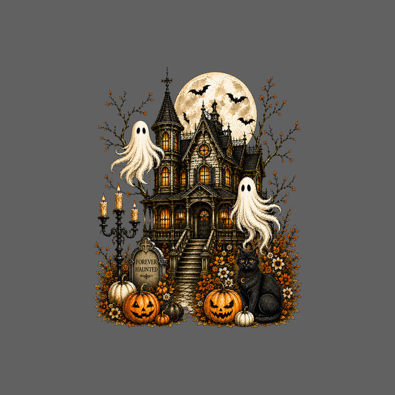 Forever Haunted Mansion Scene - DTF Transfer