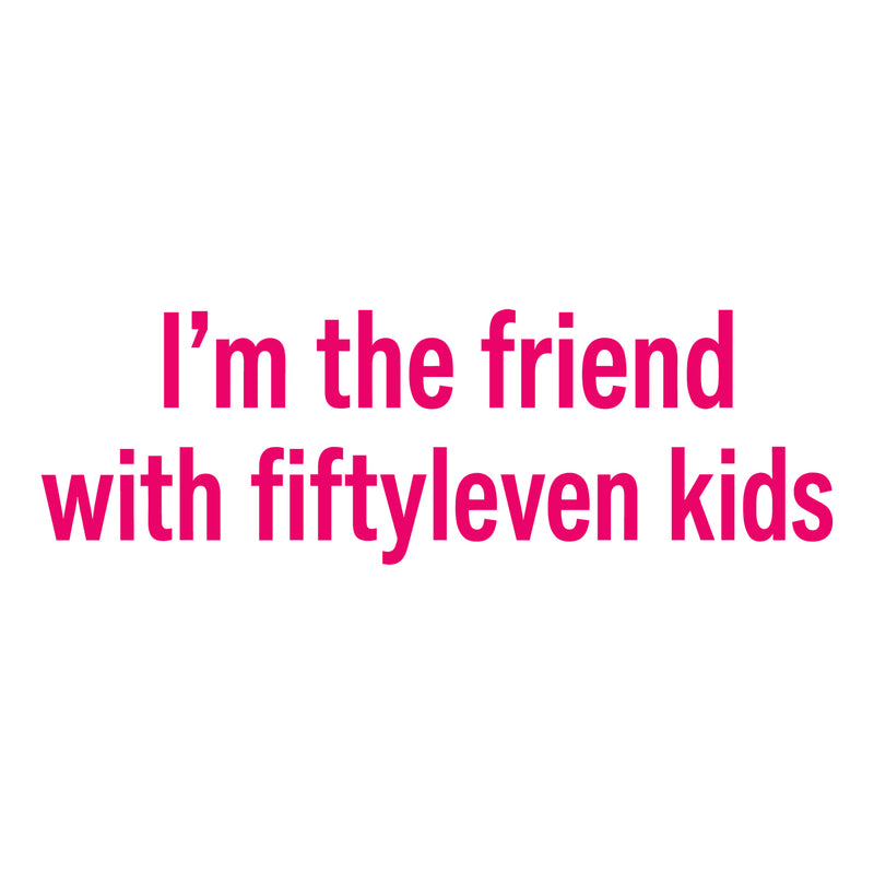 Fiftyleven Kids: Bold Hot Pink Mom Life Typography DTF Transfer