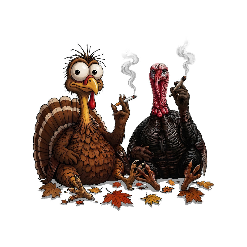 Puff Puff Pardon Smoking Turkeys - DTF Transfer