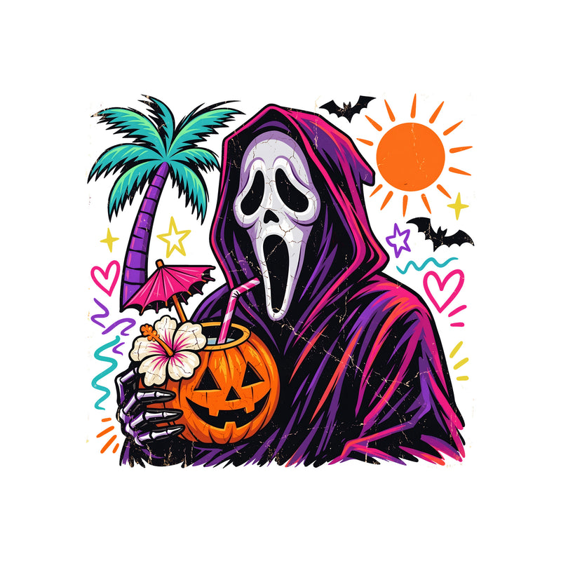 Ghostface On Vacation - DTF Transfer