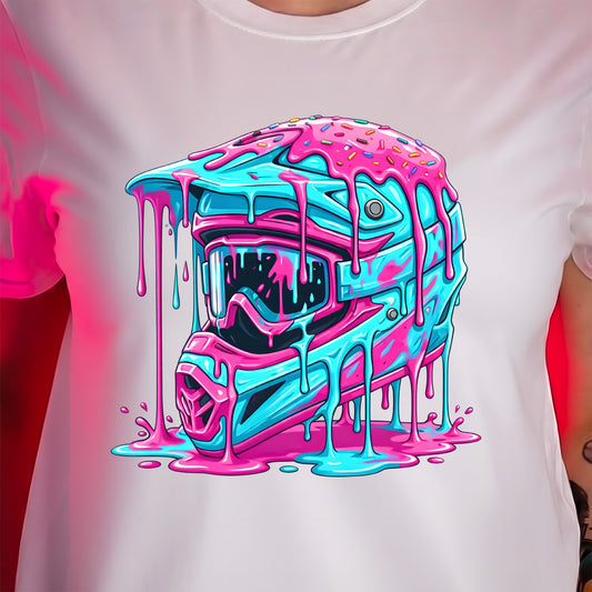 Sugar Rush Drip Helmet - DTF Transfer
