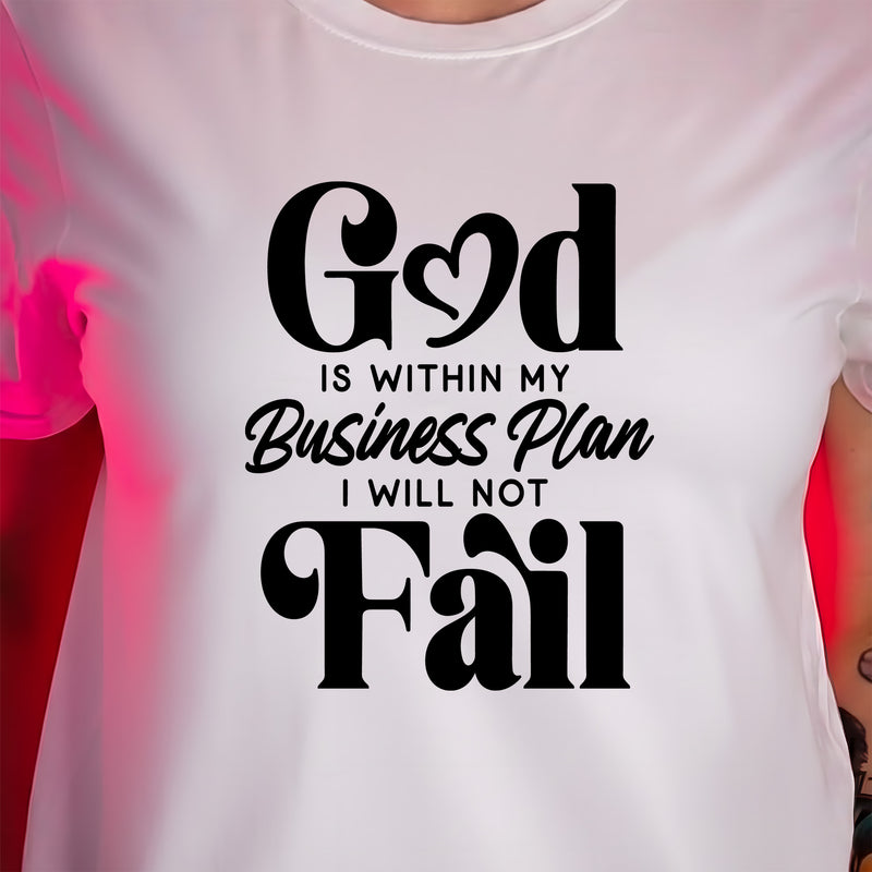 God Is Within My Business Plan - DTF Transfer