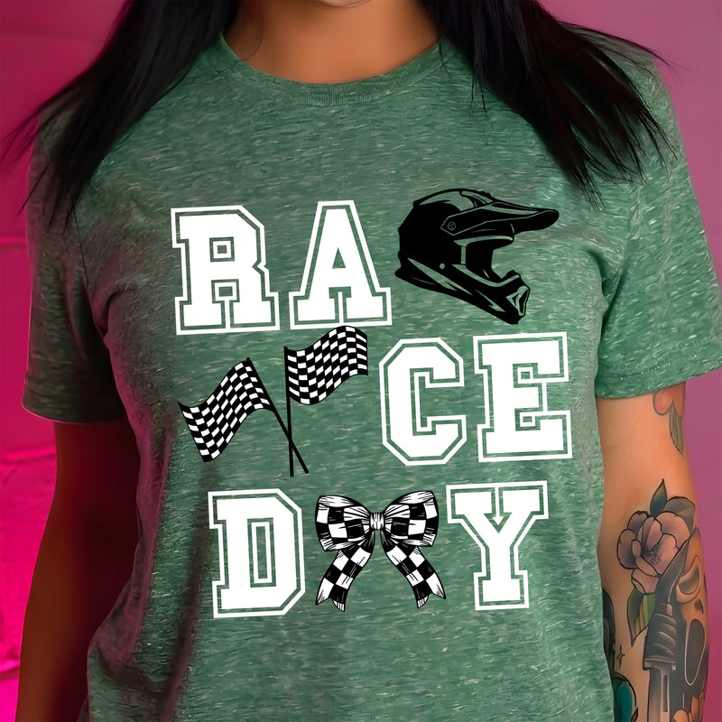 Race Day Coquette Motocross - DTF Transfer