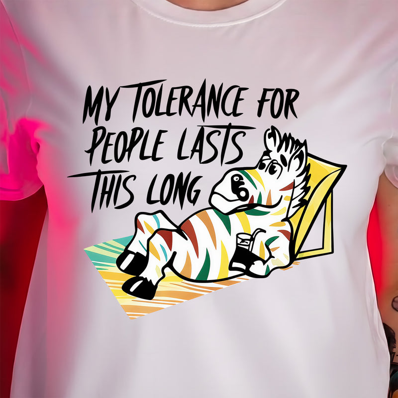 Zero Tolerance Zebra - DTF Transfer