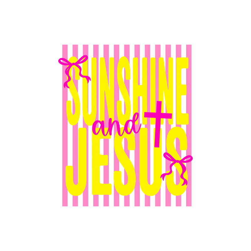 Sunshine & Jesus - DTF Transfer
